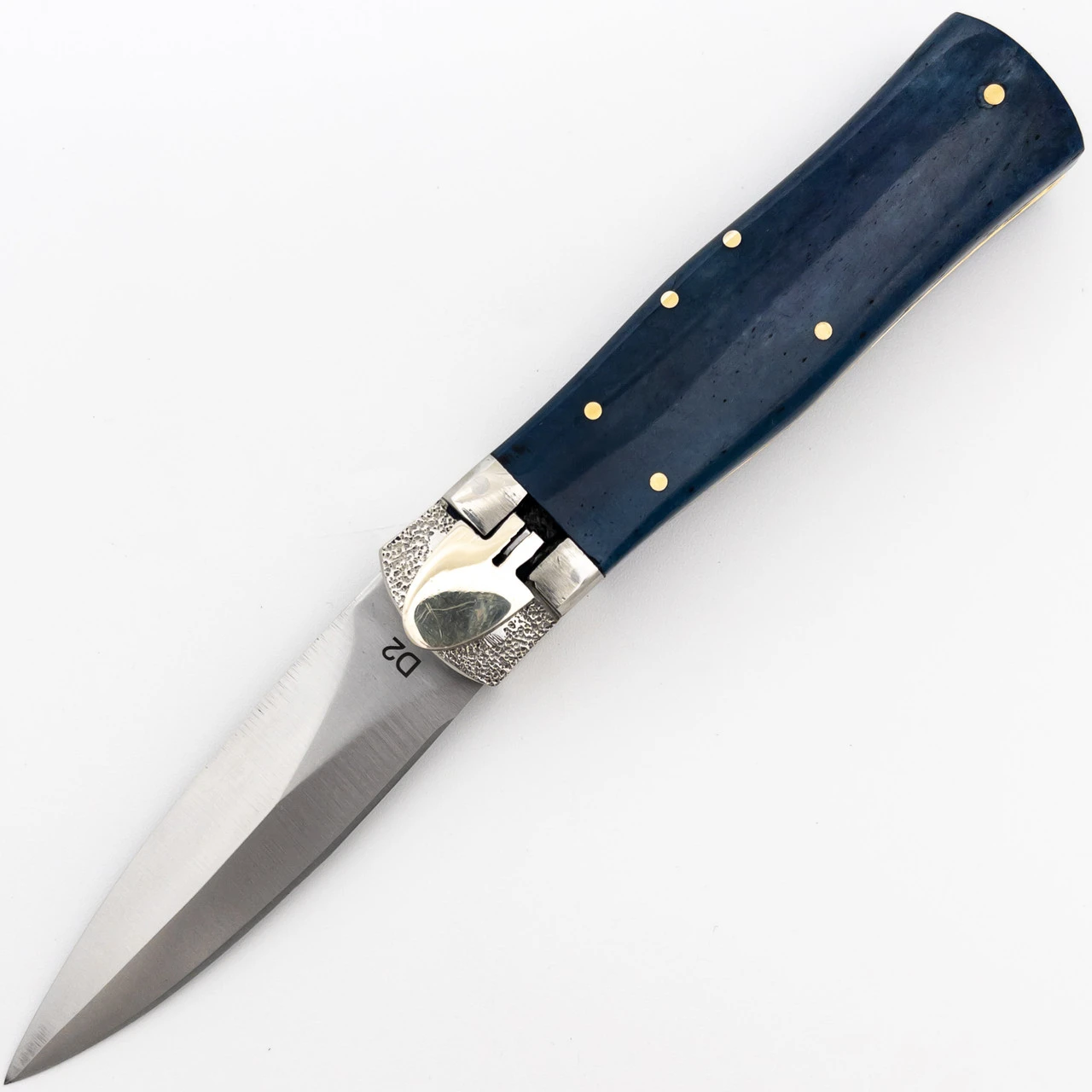 Silver Springs Handmade Automatic D2 Steel Lever Lock Knife 1 Silver Springs Handmade Automatic D2 Steel Lever Lock Knife