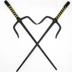 Moonlit Demonstration Martial Arts Training Octagonal Sai | Set Of 2