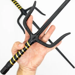 Moonlit Demonstration Martial Arts Training Octagonal Sai | Set Of 2 -Daggers Store M0851BK 48324.1657226139