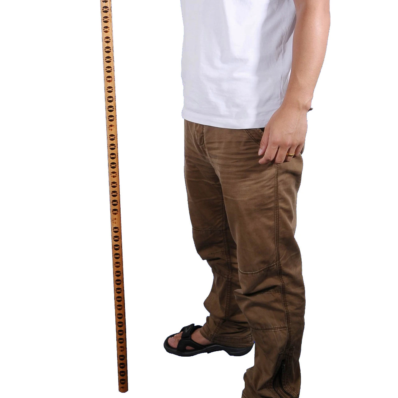 Martial Arts Hardwood Staff 47 Inches 2 Martial Arts Hardwood Staff 47 Inches - Image 2