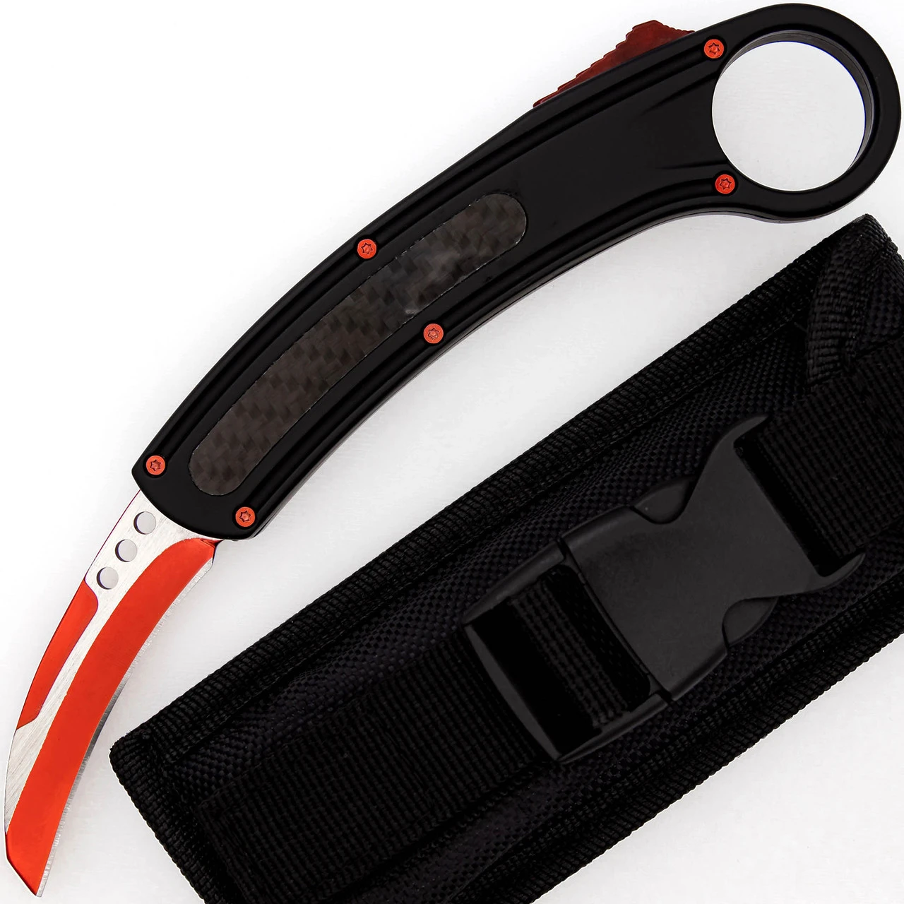 Comeuppance Karambit Style Automatic Dual Action OTF Knife 1 Comeuppance Karambit Style Automatic Dual Action OTF Knife