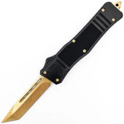 Covered In Gold Deluxe Automatic Dual Action OTF Knife