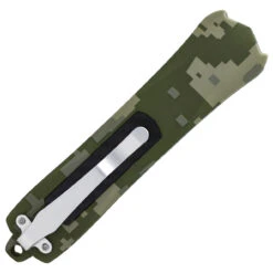 Tactical Silhouette Automatic Damascus Tanto OTF Block Camo Handle Knife W/ Textured Center Switch 7 Tactical Silhouette Automatic Damascus Tanto OTF Block Camo Handle Knife W/ Textured Center Switch -Daggers Store PA2762SL 03 93705.1689952745