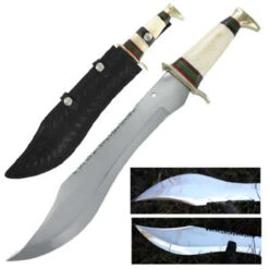 Crocodile Hunter Stag Horn Big Bowie Knife -Daggers Store PK1010B 2T 52776.1602097874