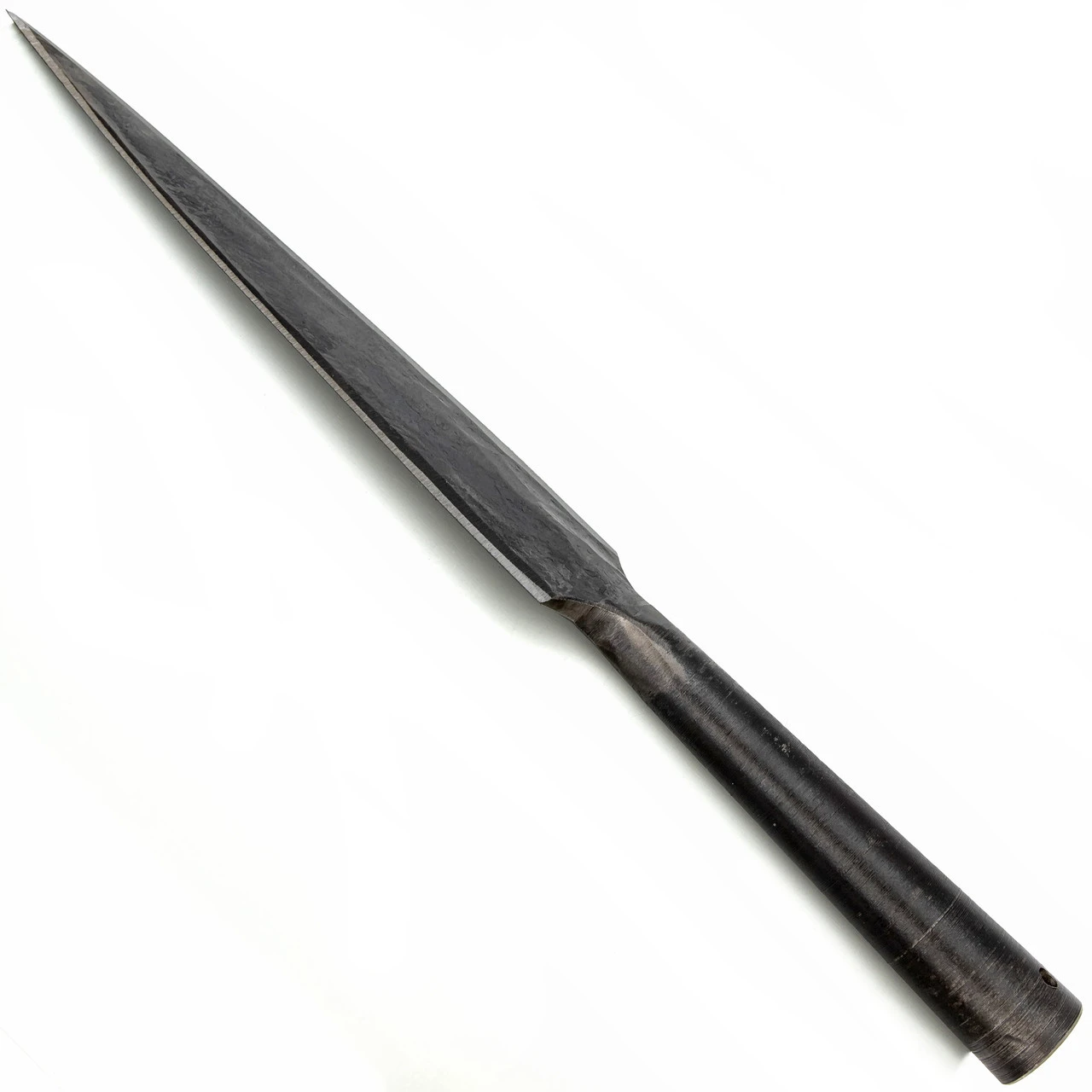 Antiqued Hand Forged From A Solid Industrial Rod Of High Carbon Steel Reenactment Spear Head Medieval Viking Replica 2 Antiqued Hand Forged From A Solid Industrial Rod Of High Carbon Steel Reenactment Spear Head Medieval Viking Replica - Image 2
