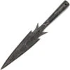 Corsair Flying Barbed Spear Head | 12.5 Inches Textured Sharpened Made From A Single Rod Of High Carbon Steel Historical Replica