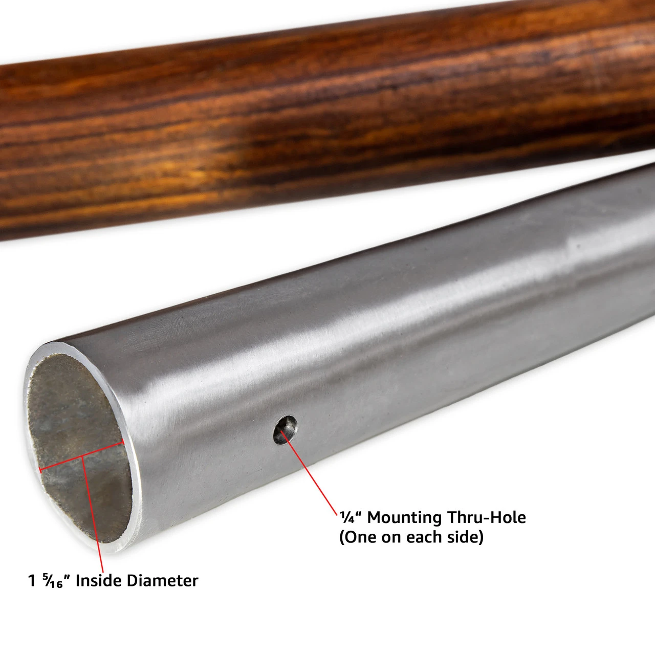 Coup De Grâce Medieval Functional Triple Edge Templar Knight Predrilled Historical Replica Halberd Spearhead 4 Coup De Grâce Medieval Functional Triple Edge Templar Knight Predrilled Historical Replica Halberd Spearhead - Image 4