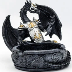 Armored Tyrant Novelty Dragon Ash Tray -Daggers Store PL463 55109.1657140238