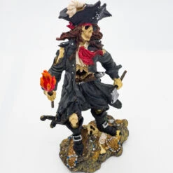 Isla De Muerta Skeleon Pirate Captain Figure Statue -Daggers Store PL511 75826.1657130179