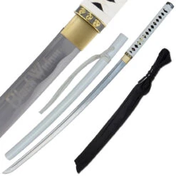 Black Widow Handmade Katana White 7 Black Widow Handmade Katana White -Daggers Store SK641WT 20938.1564502013