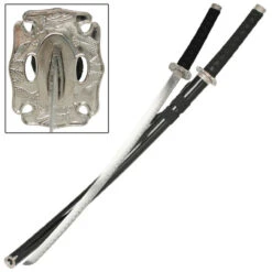 Japanese Katana Samurai Sword Black And Silver 5 Japanese Katana Samurai Sword Black And Silver -Daggers Store SS1187 30531.1564502191