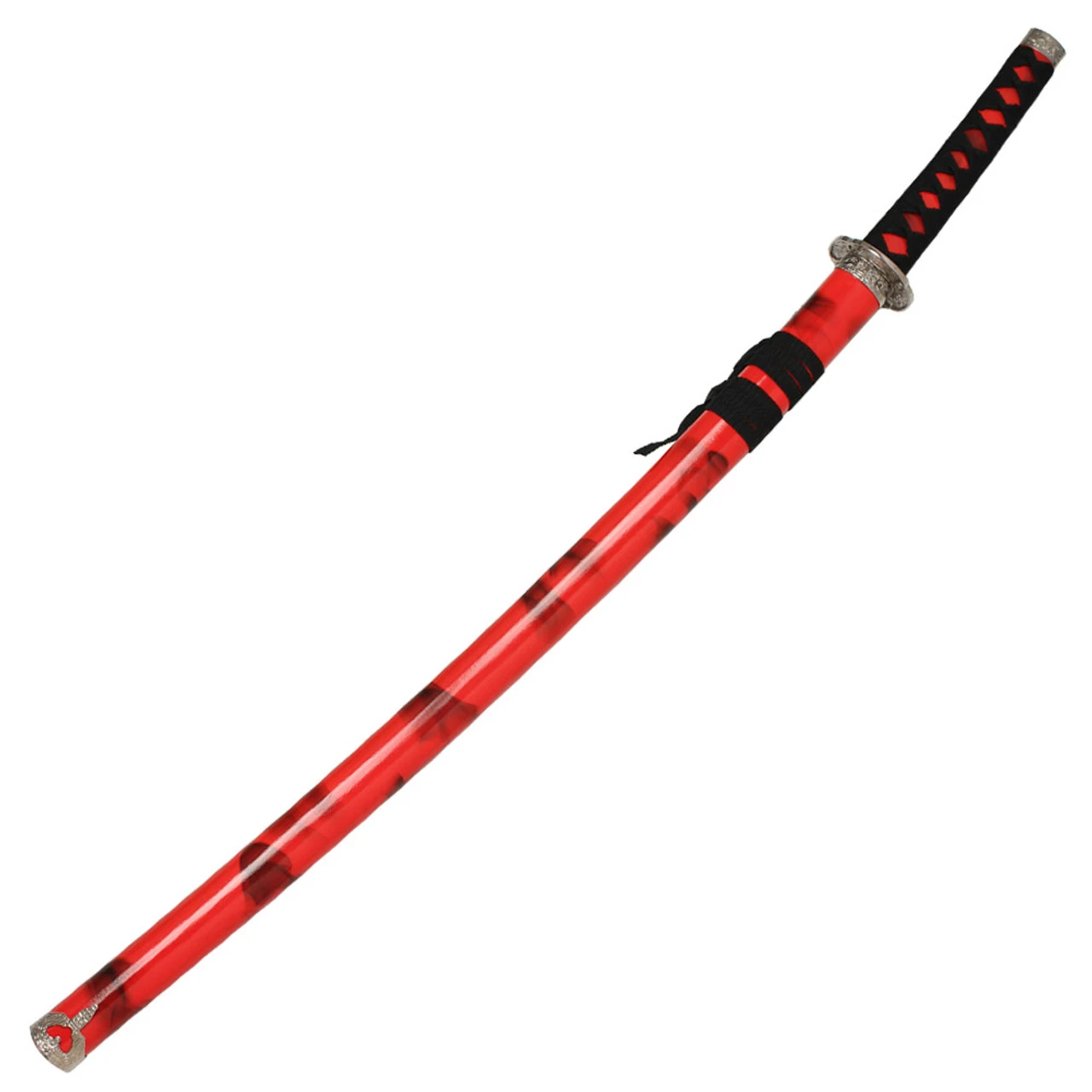 Red Flame Japanese Samurai Katana Sword 3 Red Flame Japanese Samurai Katana Sword - Image 3