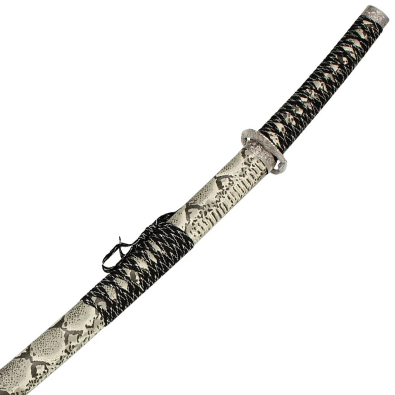 Slithering Japanese Katana Samurai Sword Snake Skin Finish 1 Slithering Japanese Katana Samurai Sword Snake Skin Finish