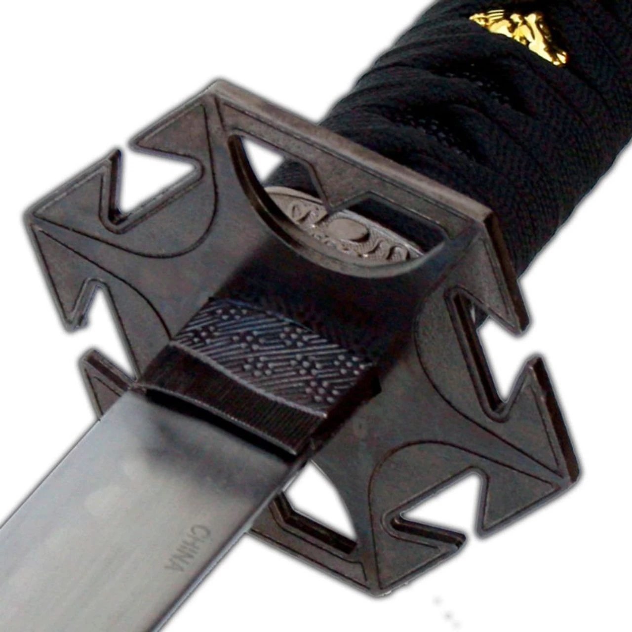 Ninja Straight Blade Samurai Double Pegged Katana 3 Ninja Straight Blade Samurai Double Pegged Katana - Image 3