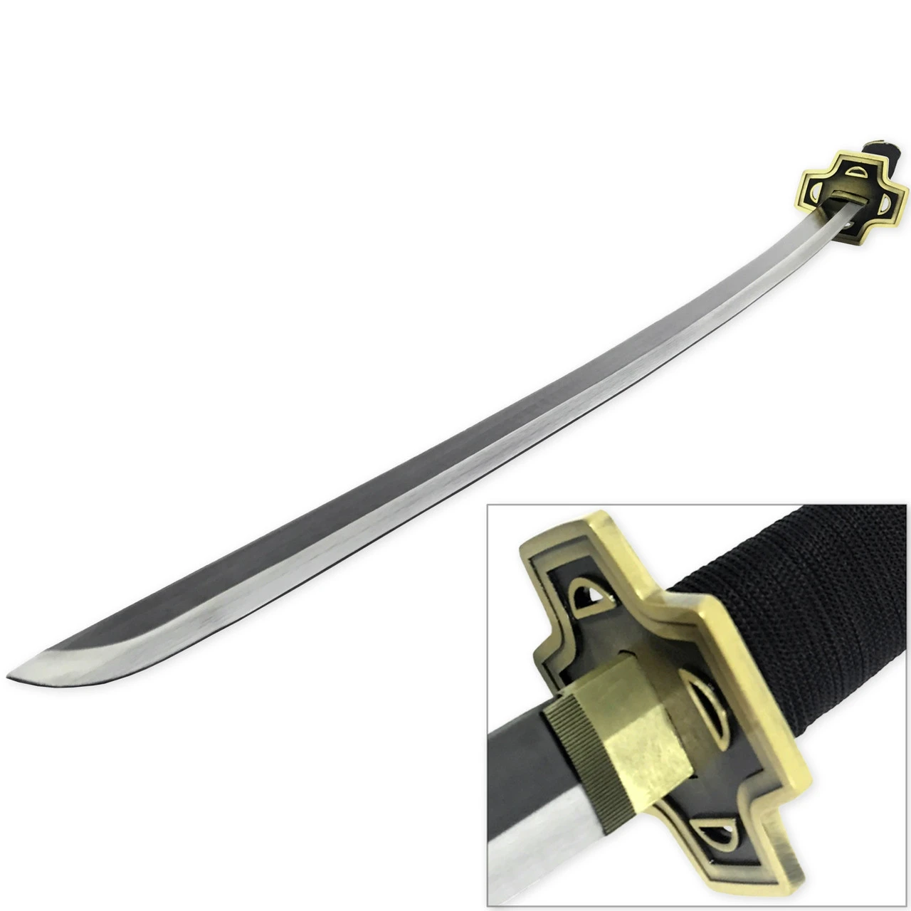Zoro's Yubashiri Replica Sword | Carbon Steel Blade Katana 2 Zoro's Yubashiri Replica Sword | Carbon Steel Blade Katana - Image 2