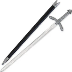 Boulder Gash Medieval Sword Of Roland Historical Replica Cosplay Reenactment Piece W/ Hard Scabbard