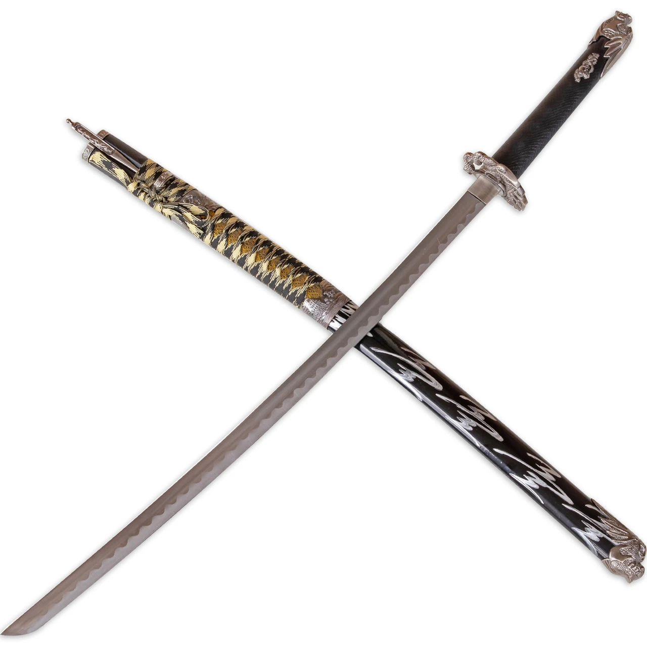 Frenzied Carnage Dragon Serpent Samurai Sword | Ouroboros Akuma Demon Jörmungandr Akaviri Kogai Katana Set 1 Frenzied Carnage Dragon Serpent Samurai Sword | Ouroboros Akuma Demon Jörmungandr Akaviri Kogai Katana Set