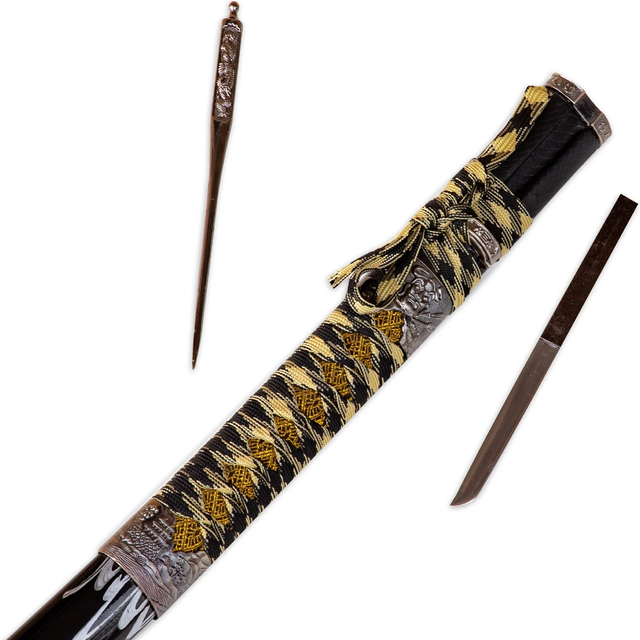 Frenzied Carnage Dragon Serpent Samurai Sword | Ouroboros Akuma Demon Jörmungandr Akaviri Kogai Katana Set 6 Frenzied Carnage Dragon Serpent Samurai Sword | Ouroboros Akuma Demon Jörmungandr Akaviri Kogai Katana Set - Image 6