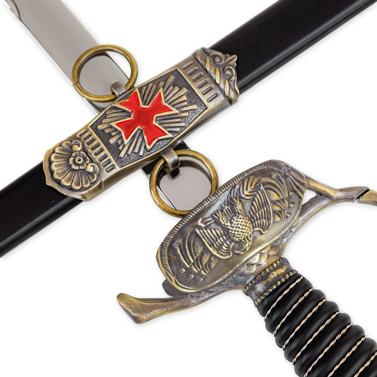 Favored Fortune Knight Crusader Commander Templar Historical Replica Saber Sword 2 Favored Fortune Knight Crusader Commander Templar Historical Replica Saber Sword - Image 2
