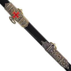 Favored Fortune Knight Crusader Commander Templar Historical Replica Saber Sword 10 Favored Fortune Knight Crusader Commander Templar Historical Replica Saber Sword -Daggers Store SS2731 50694.1682450004