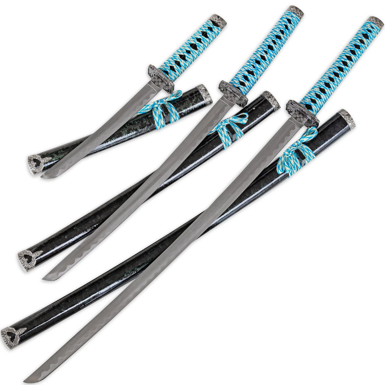 Mizuchi’s Blessing Historical Replicas | Japanese Tachi Wakizashi Aikuchi Tantō Short Sword Katana Set Of 3 Swords W/ Stand 1 Mizuchi’s Blessing Historical Replicas | Japanese Tachi Wakizashi Aikuchi Tantō Short Sword Katana Set Of 3 Swords W/ Stand