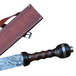 Roman XV Apollinaris Custom Damascus Gladius Sword 11 Roman XV Apollinaris Custom Damascus Gladius Sword -Daggers Store SSD2140 E 70218.1605881515
