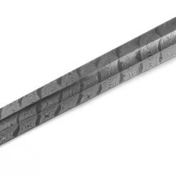 Carolingian Revival Forged Damascus Sword Triangle Brass Pommel Leather Sheath Included -Daggers Store SSD2274 37296.1595342770