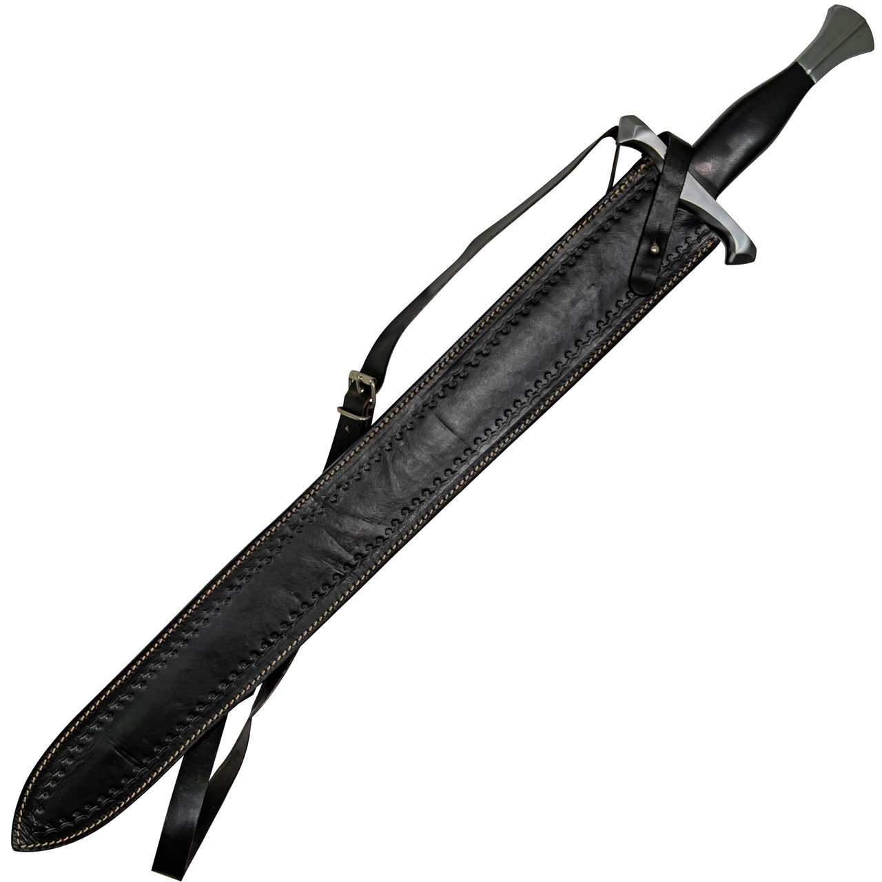 Kingdom Come Hand Forged Medieval Inspired Historical Replica Firestorm Damascus Steel Sword 2 Kingdom Come Hand Forged Medieval Inspired Historical Replica Firestorm Damascus Steel Sword - Image 2