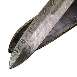 Ascend With Sun Hand Forged Twist Damascus Steel Medieval Inspired Historical Replica Sword 9 Ascend With Sun Hand Forged Twist Damascus Steel Medieval Inspired Historical Replica Sword -Daggers Store SSD3134 04 66045.1689952152