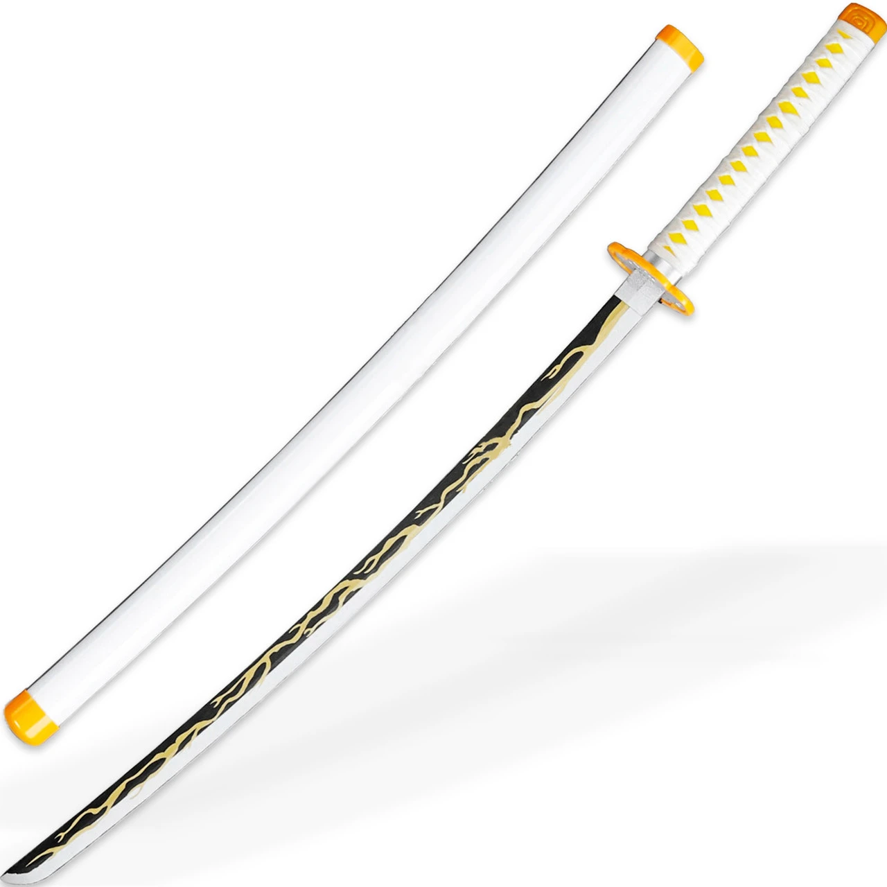 Art Of Thunder Yellow Nichirin Katana | Kimetsu No Yaiba Agatsuma Zenitsu Replica Bamboo Sword 1 Art Of Thunder Yellow Nichirin Katana | Kimetsu No Yaiba Agatsuma Zenitsu Replica Bamboo Sword