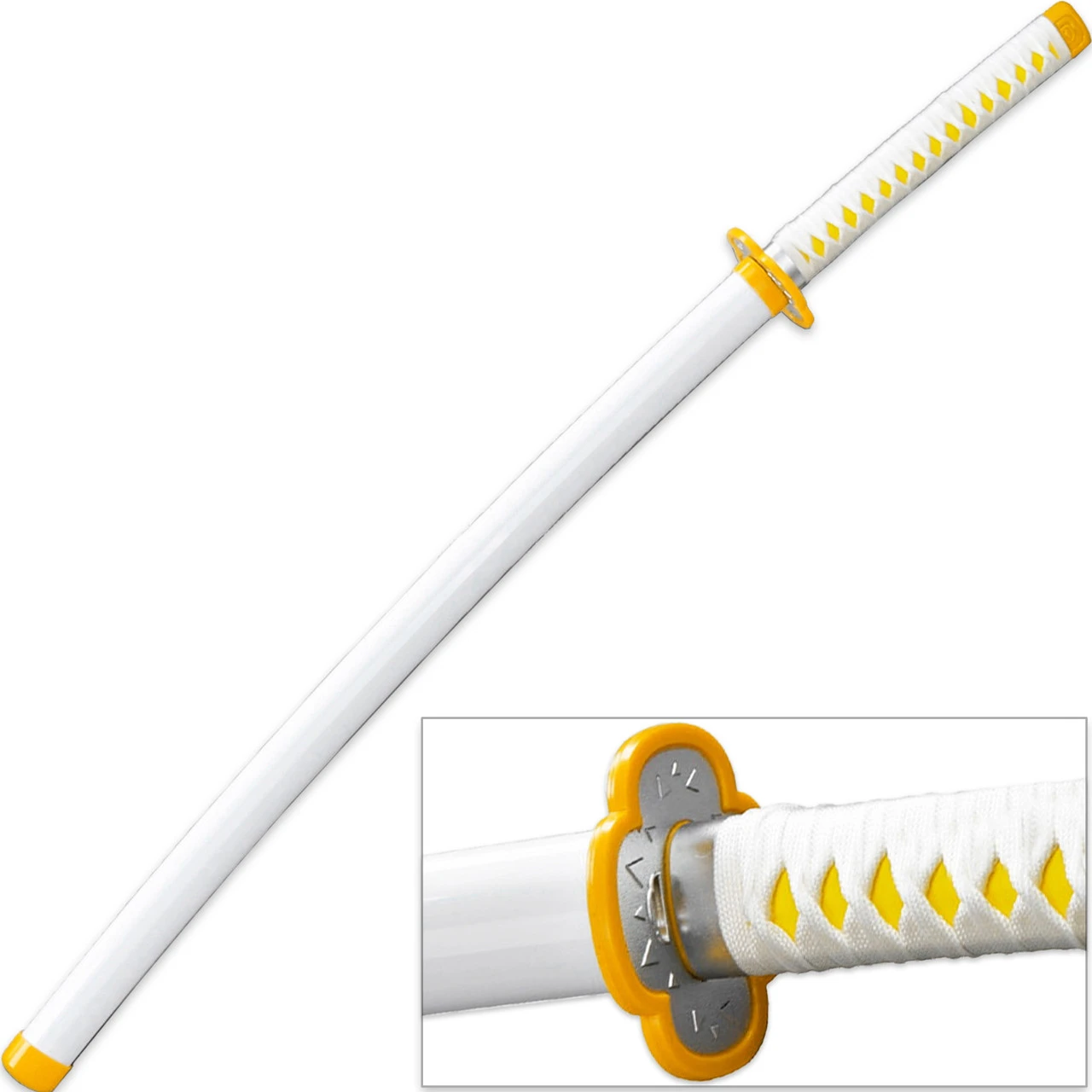 Art Of Thunder Yellow Nichirin Katana | Kimetsu No Yaiba Agatsuma Zenitsu Replica Bamboo Sword 2 Art Of Thunder Yellow Nichirin Katana | Kimetsu No Yaiba Agatsuma Zenitsu Replica Bamboo Sword - Image 2