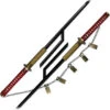 Anime Decorative Replica Captain Twin Chain Swords