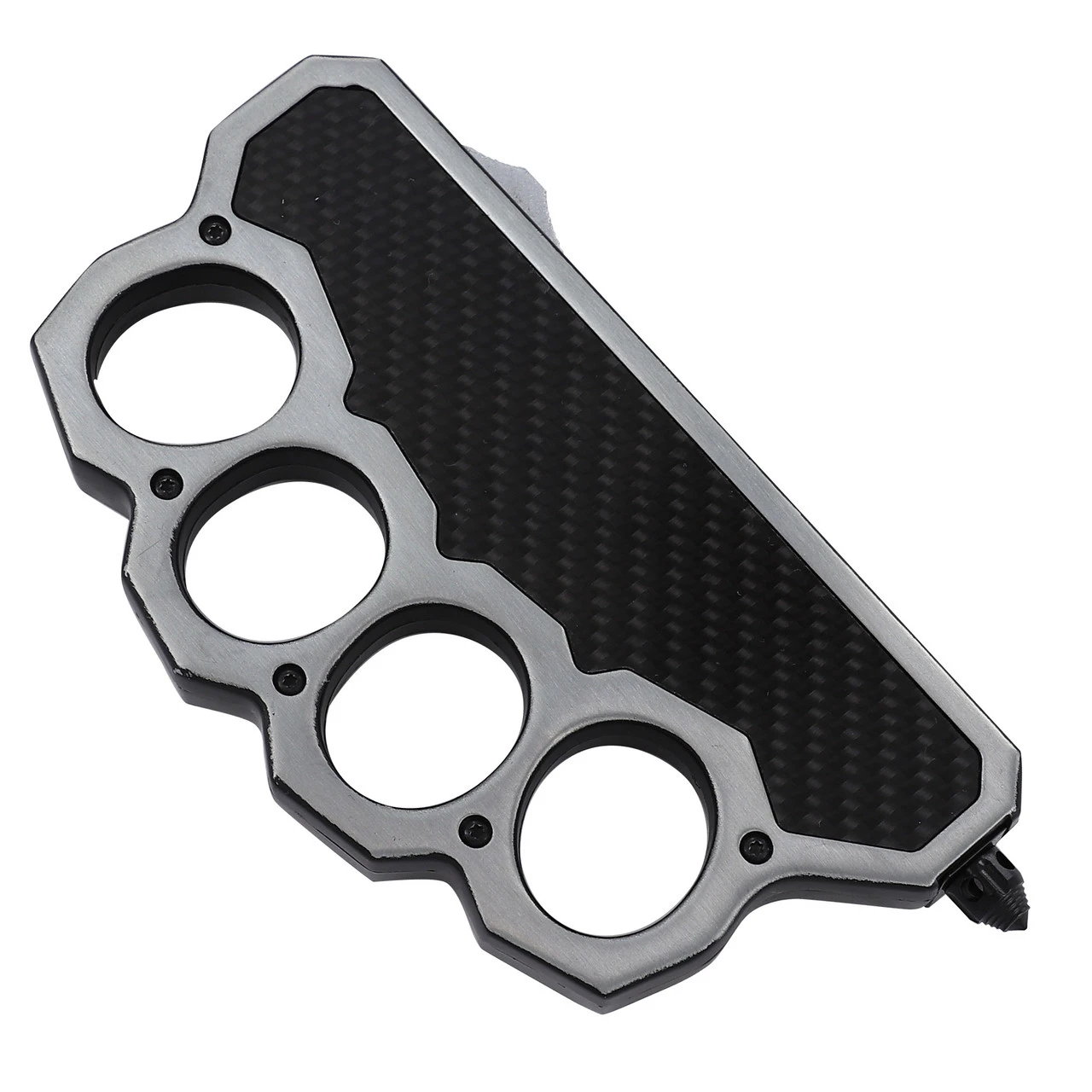 Devil’s Reject Damascus Steel Automatic Dual Action OTF Knuckle Trench Style Knife 3 Devil’s Reject Damascus Steel Automatic Dual Action OTF Knuckle Trench Style Knife - Image 3