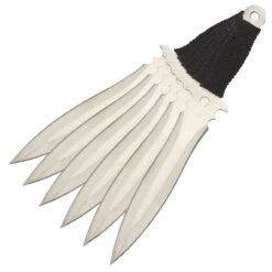 Light & Dark Throwing Knife 12 Piece Set 6 Light & Dark Throwing Knife 12 Piece Set -Daggers Store TK12BK 36631.1564501128