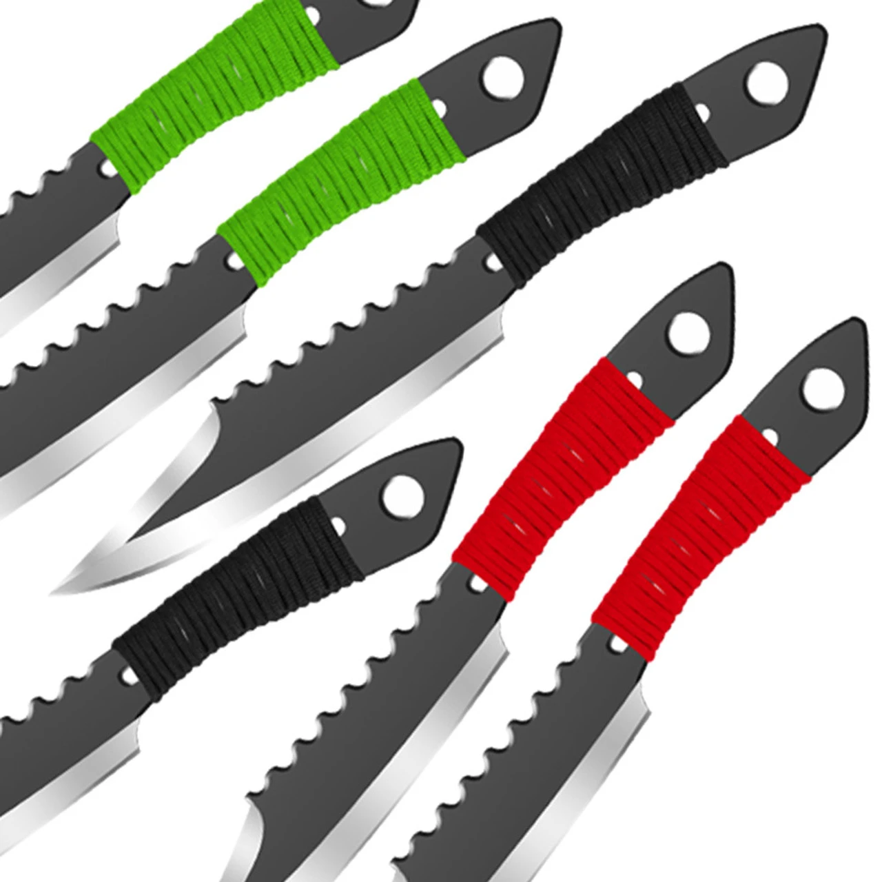 Shark Bite Drop Point Throwing Knife Set 3 Shark Bite Drop Point Throwing Knife Set - Image 3