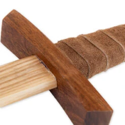 Steamed Beech Wood Replica Arming Sword |Triangular Pommel & Leather Wrapped Handle 7 Steamed Beech Wood Replica Arming Sword |Triangular Pommel & Leather Wrapped Handle -Daggers Store W3069BR 14098.1682604239