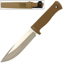 Full Tang Clip Point Tactical Knife Tan 7 Full Tang Clip Point Tactical Knife Tan -Daggers Store WG1088 98438.1564502060