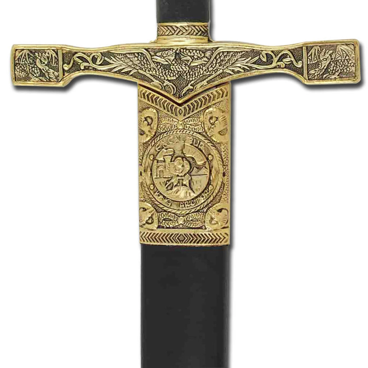 King Arthur Excalibur Replica Longsword - Gold 3 King Arthur Excalibur Replica Longsword - Gold - Image 3