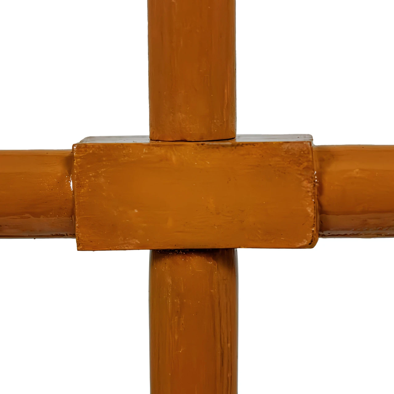 Prized Memento Handmade Sheesham Wood Helmet & Chest Armor Stand- Burnt Orange Finish 3 Prized Memento Handmade Sheesham Wood Helmet & Chest Armor Stand- Burnt Orange Finish - Image 3