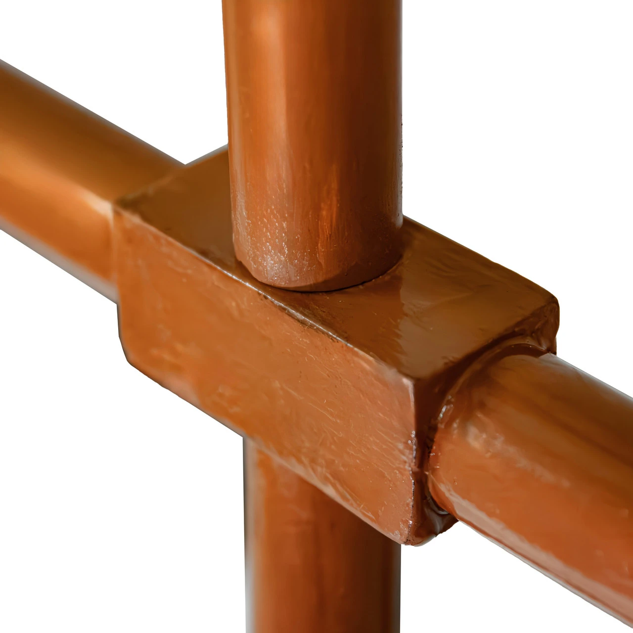 Prized Memento Handmade Sheesham Wood Helmet & Chest Armor Stand- Burnt Orange Finish 5 Prized Memento Handmade Sheesham Wood Helmet & Chest Armor Stand- Burnt Orange Finish - Image 5