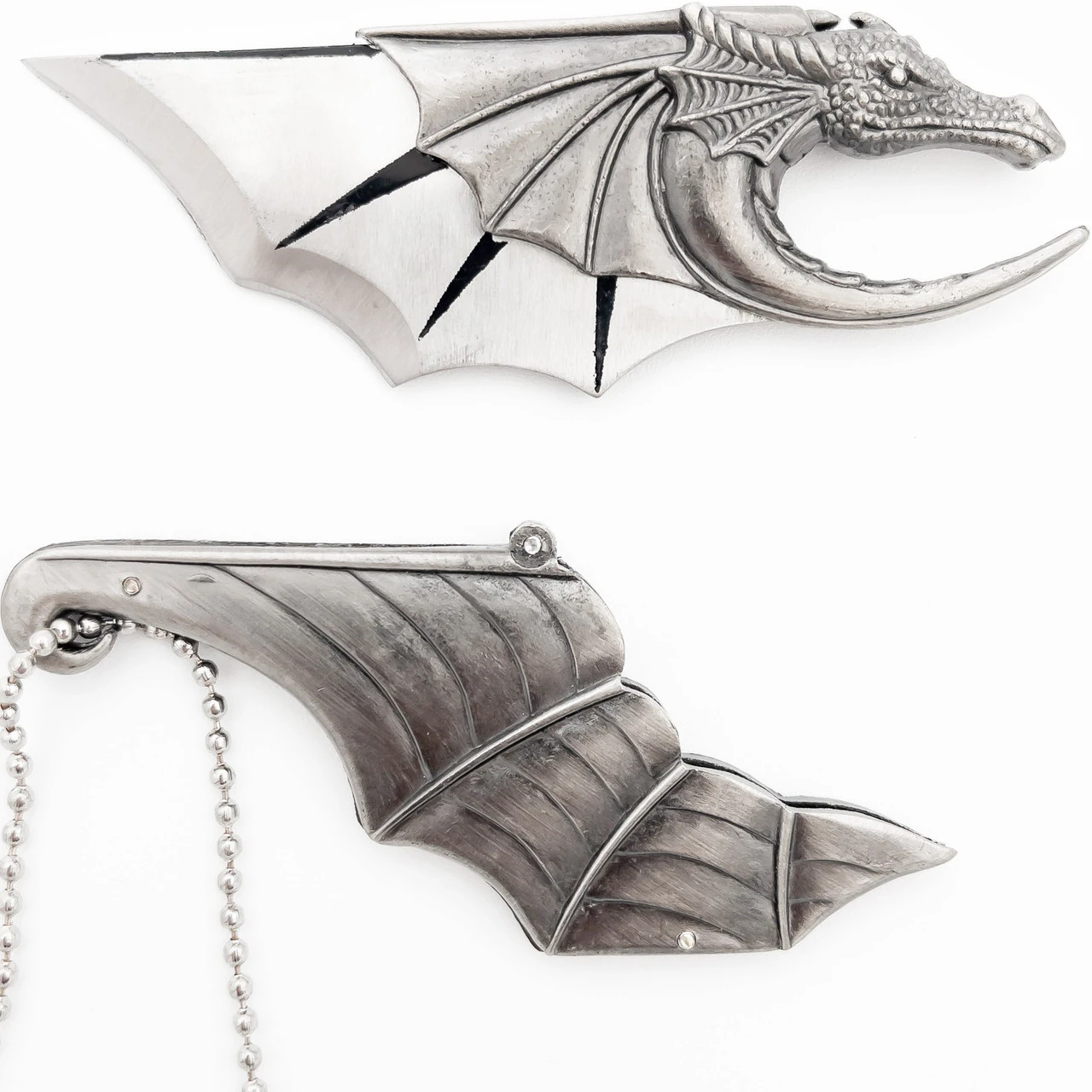 Razor Sharp Wings Neck Knife Dragon Necklace 4 Razor Sharp Wings Neck Knife Dragon Necklace - Image 4