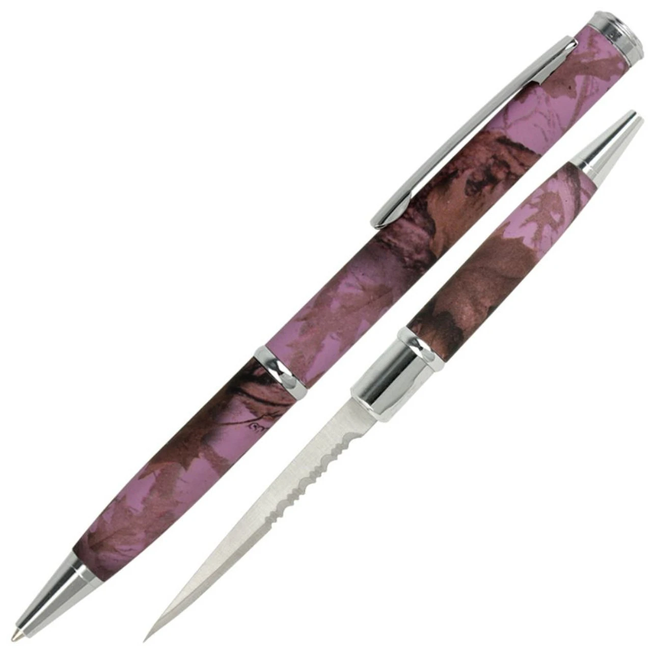 Elegant Executive Dozen Pen Knife Set Pink 1 Elegant Executive Dozen Pen Knife Set Pink