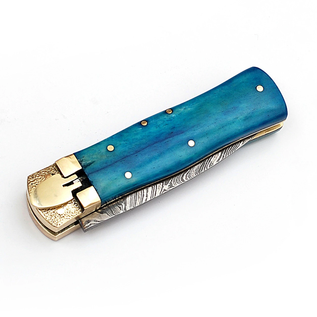 Automatic Lever Lock Blue Light Knife 2 Automatic Lever Lock Blue Light Knife - Image 2