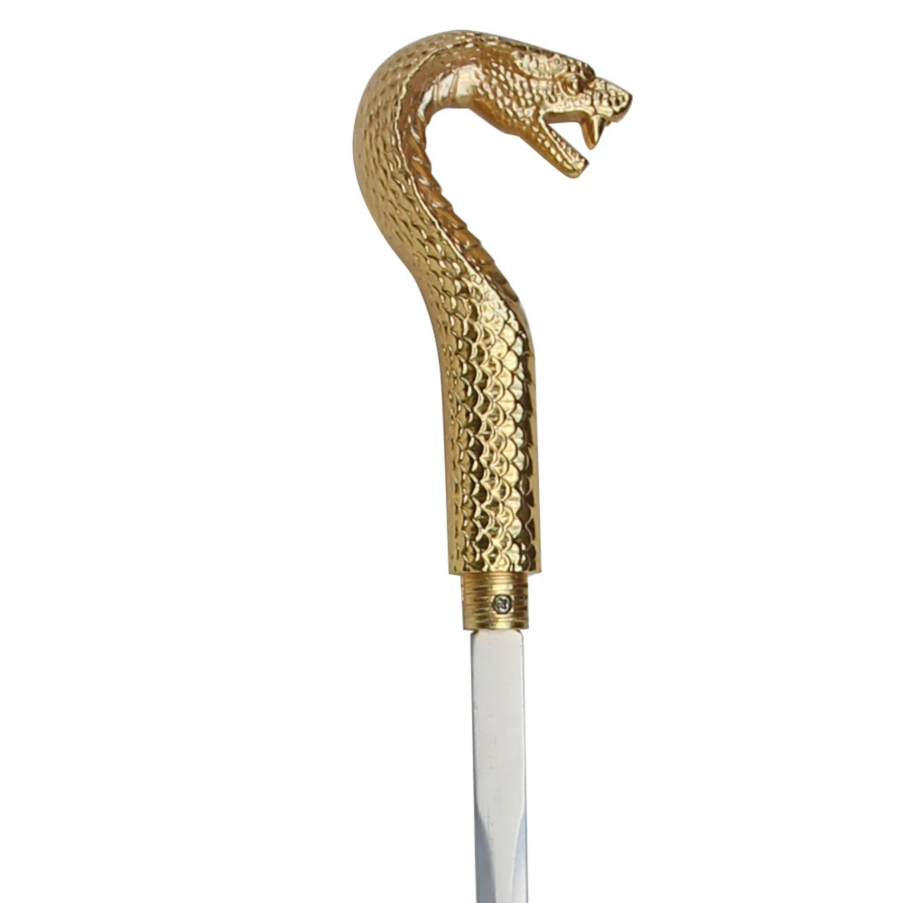 Golden Pharaoh King Cobra Sword Cane 1 Golden Pharaoh King Cobra Sword Cane