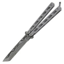 Damascus Butterfly Whirly Bird Knife -Daggers Store damascus butterfly whirly bird knife 96622.1564504696