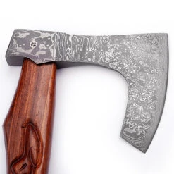Damascus Handmade Supreme Quality Bearded Axe Hunt For Life -Daggers Store damascus handmade hunt for lifetm supreme quality bearded axe 6 17029.1564504986