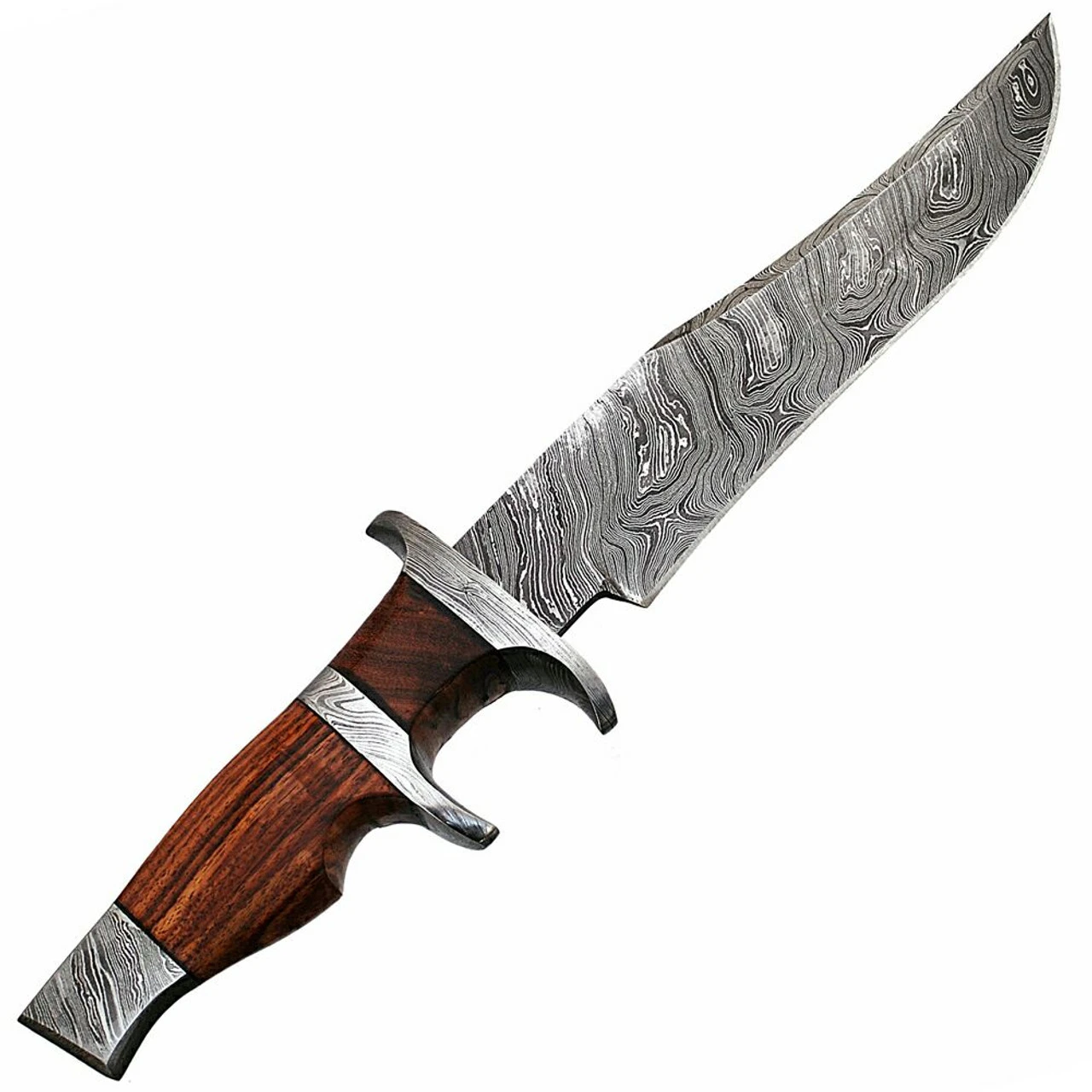 Custom Damascus Hunt For Life Ashbury Hunting Knife 4 Custom Damascus Hunt For Life Ashbury Hunting Knife - Image 4