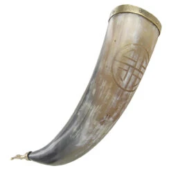 Drinking Horn Shield Knot Vessel -Daggers Store drinking horn shield knot vessel 93736.1564504903