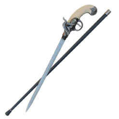 Early American Flintlock Sword Cane 7 Early American Flintlock Sword Cane -Daggers Store early american flintlock sword cane 74463.1564504429