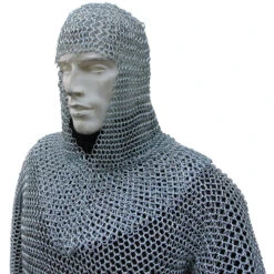 Functional 16g Chainmail Armor With Coif Set 7 Functional 16g Chainmail Armor With Coif Set -Daggers Store functional 16g chainmail armor with coif set 5 92589.1564504551